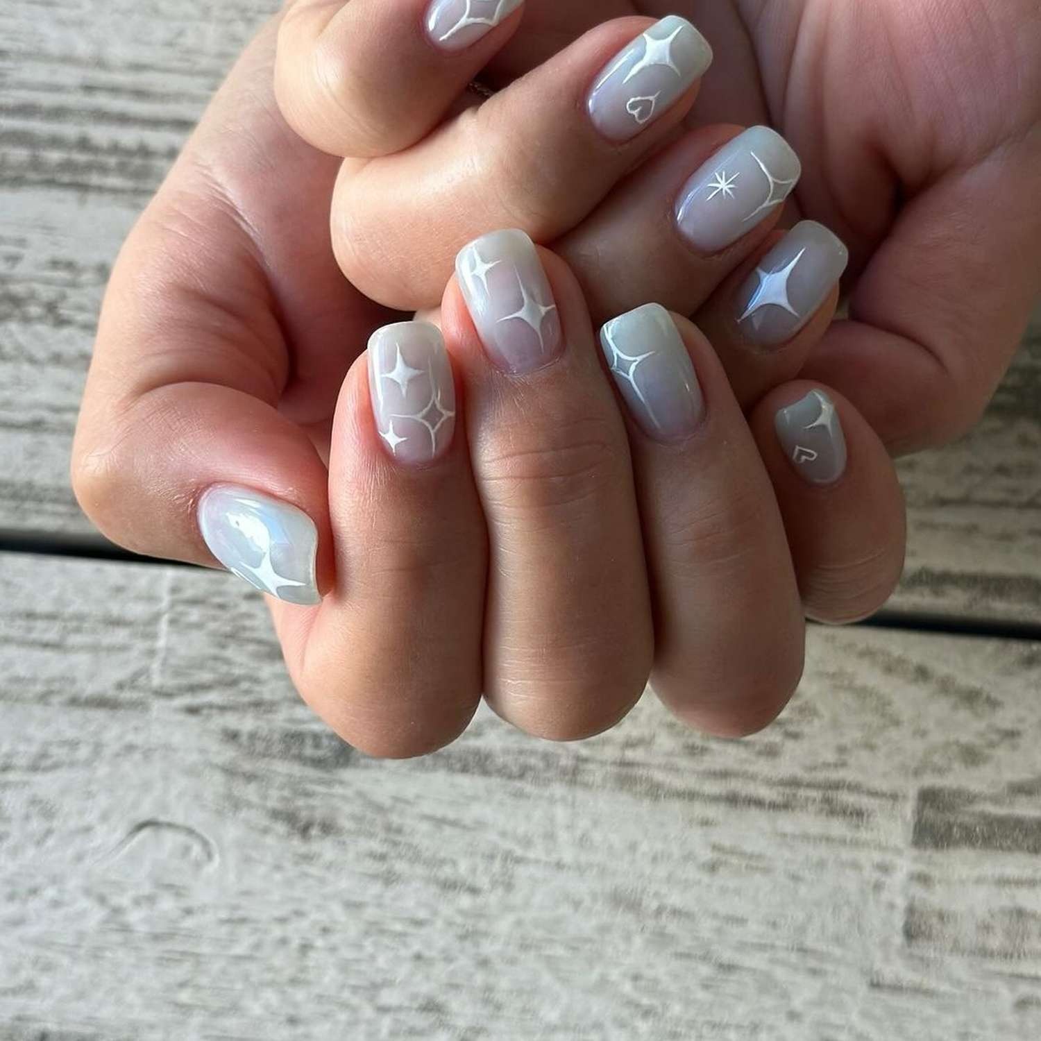 Celebrity-Inspired Silver French Tip Nails: Get the Look