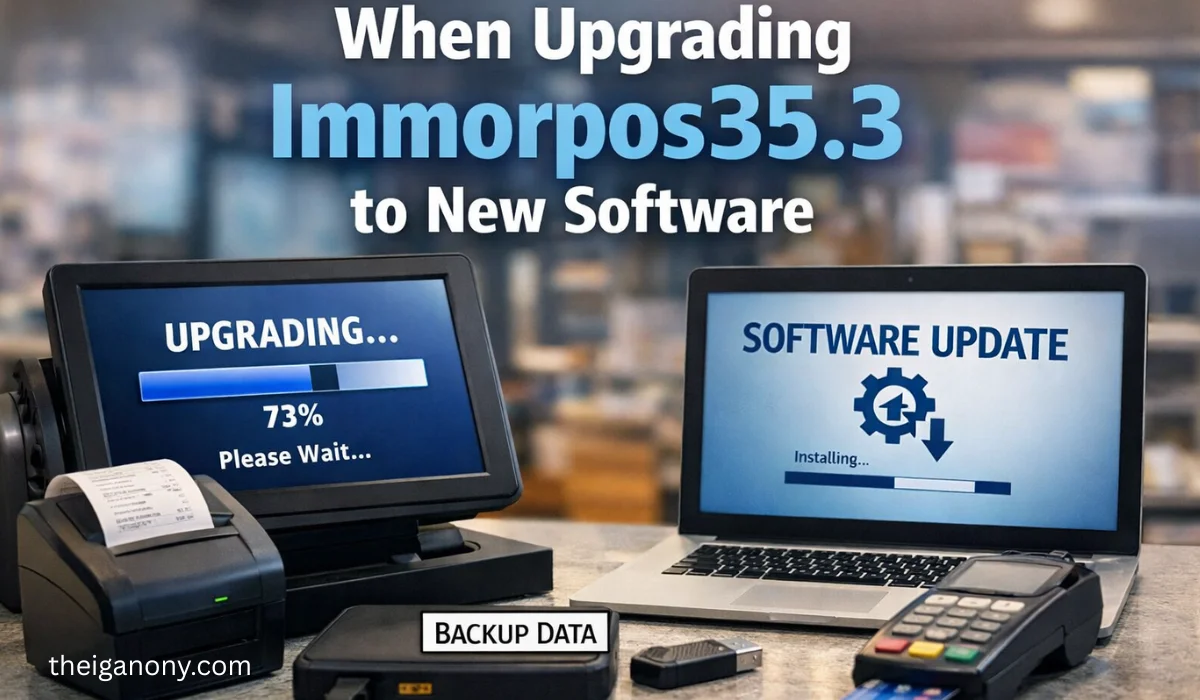 When Upgrading Immorpos35.3 to New Software