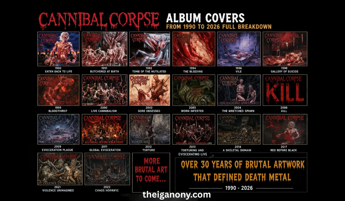 Cannibal Corpse Album Covers