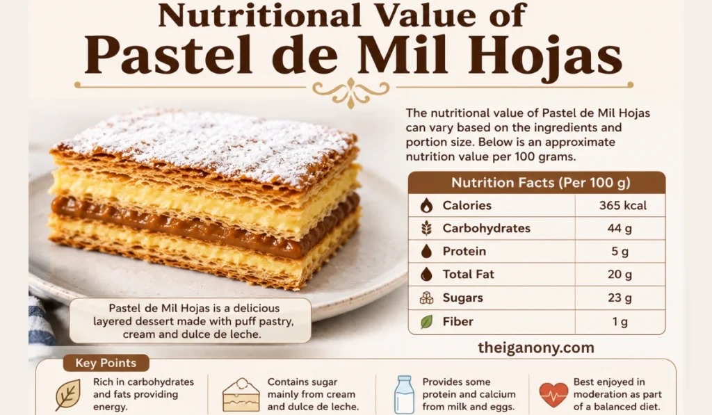 Pastel de Mil Hojas