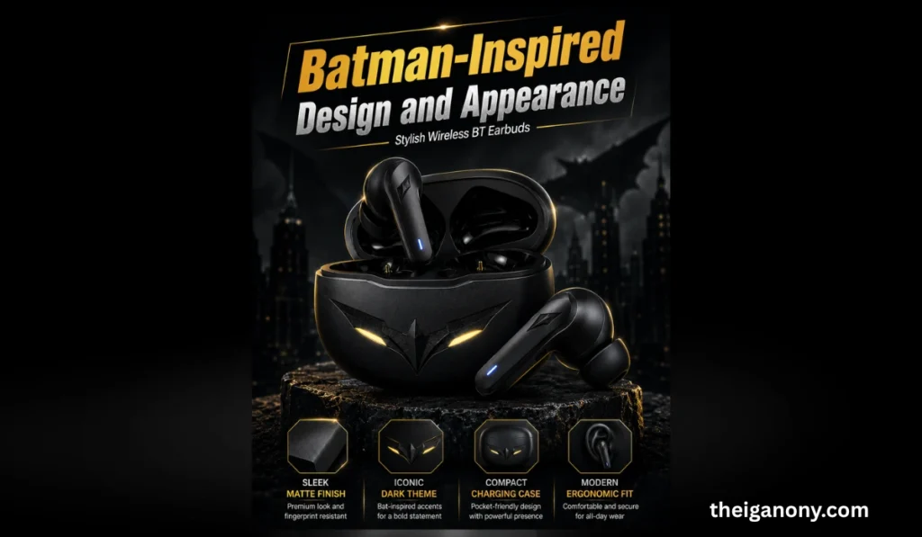 Rs 125 only on Thespark Shop Batman Style Wireless BT Earbuds